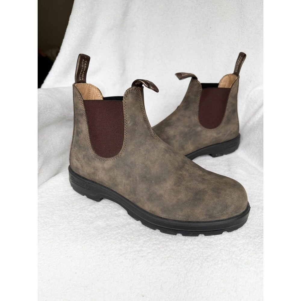 Blundstone Men's Classics #585 Chelsea Boots Rustic Brown US Men 10 = AU 9